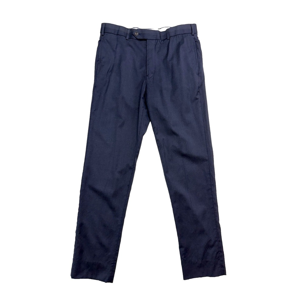Brooks Brothers‎ 34x32 Navy Brooksflex Milano Dress Pants Trousers Stretch Wool
